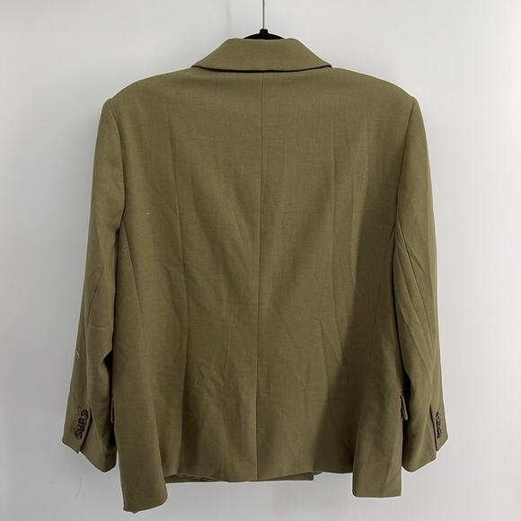 NWT Banana Republic Factory double breasted single button long line blazer sz 16 - Picture 6 of 6